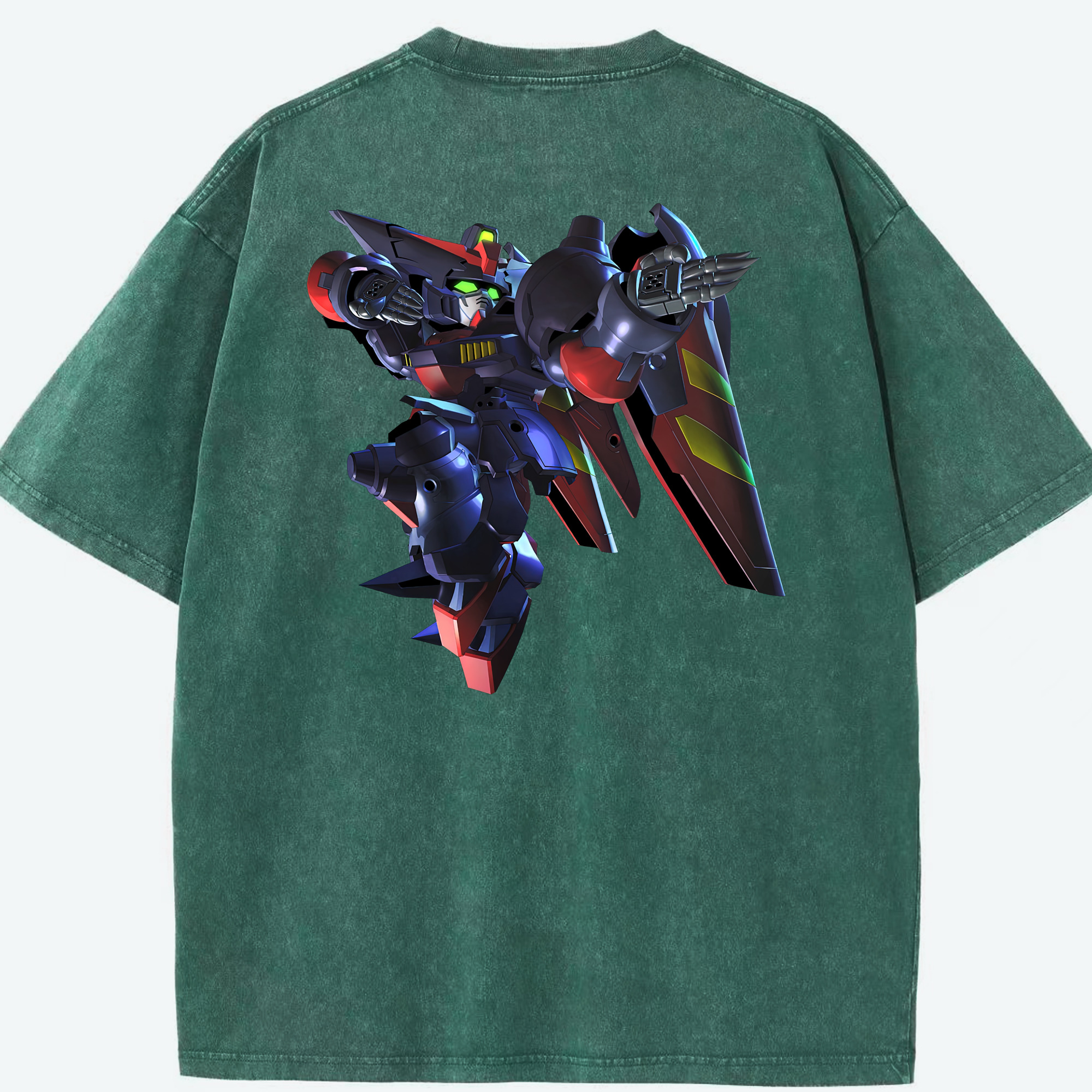 （画像用） 機動戦士ガンダム Mobile Suit Gundam 綿100% ヴィンテージ風 半袖Tシャツ（背面プリント）